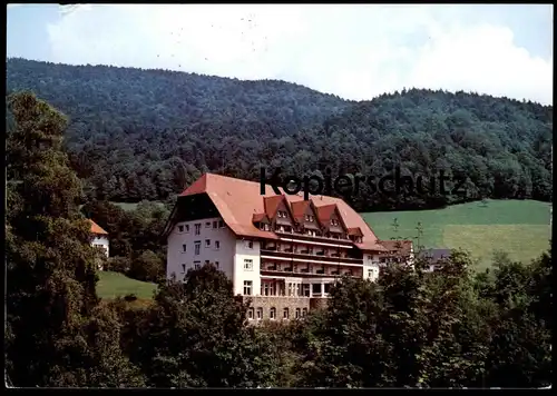 ÄLTERE POSTKARTE SANATORIUM KURHAUS GLOTTERBAD SCHWARZWALDKLINIK Serie Fernsehen Glottertal Ansichtskarte postcard cpa