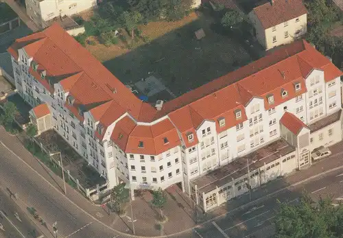 ÄLTERE POSTKARTE GÖPPINGEN GESCHÄFTS- UND WOHNHAUS ECKE NÖRDLICHE RINGSTRASSE LORCHER STRASSE Ansichtskarte postcard cpa