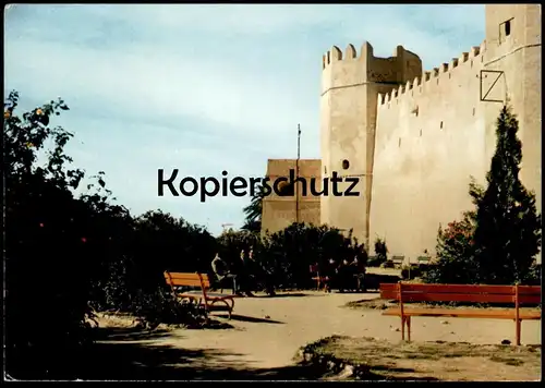 ÄLTERE POSTKARTE TUNISIE GM 203 SFAX JARDINS AU PIED DES REMPARTS Tunisia Tunisie Tunesien cpa postcard Ansichtskarte AK