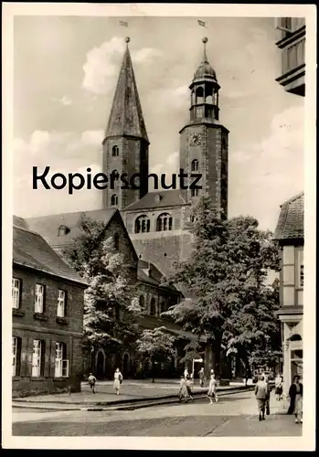 ALTE POSTKARTE GOSLAR MARKTKIRCHE 1956 KIRCHE church église Ansichtskarte AK postcard cpa