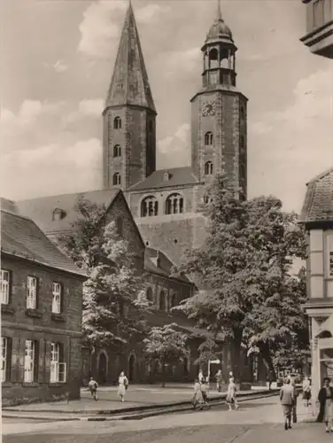 ALTE POSTKARTE GOSLAR MARKTKIRCHE 1956 KIRCHE church église Ansichtskarte AK postcard cpa