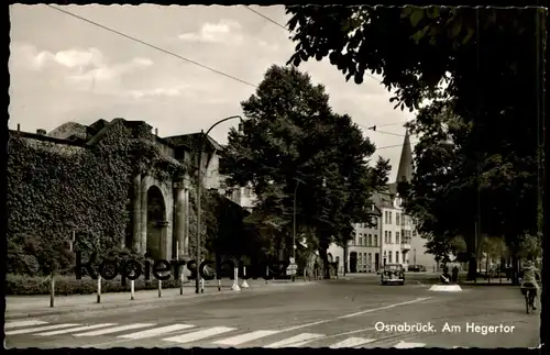 ALTE POSTKARTE OSNABRÜCK AM HEGERTOR HEGER TOR cpa AK Ansichtskarte postcard