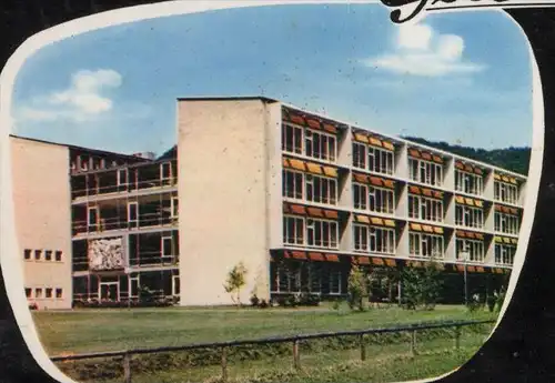 ÄLTERE POSTKARTE FÜNFTÄLERSTADT GEISLINGEN STEIGE SCHWIMMBAD FREIBAD Bad Ansichtskarte AK cpa postcard