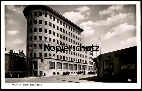 ALTE POSTKARTE BOCHUM STÄDTISCHE SPARKASSE Stadtsparkasse Bank Architektur architecture cpa AK postcard Ansichtskarte