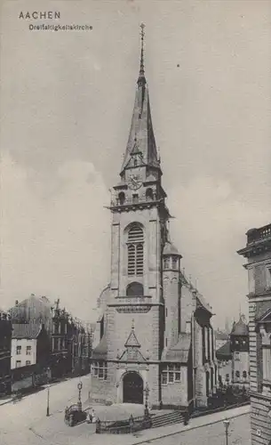 ALTE POSTKARTE AACHEN DREIFALTIGKEITSKIRCHE Kirche Burtscheid church église AK Ansichtskarte cpa postcard