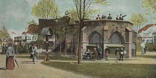 ALTE POSTKARTE DÜSSELDORF AUSSTELLUNG 1902 KÖNIGSSTUHL ZU RHENSE exhibition postcard Ansichtskarte cpa AK