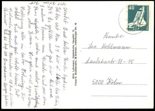 ÄLTERE POSTKARTE GRÜSSE AUS HOHENHOLTE SCHULE KINDERGARTEN MADONNA IM FORST ST. GEORG HAVIXBECK Ansichtskarte cpa AK