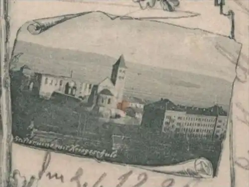 ALTE POSTKARTE TURNER FECHTRIEGE HERSFELD FECHTSAAL KRIEGSSCHULE Fechten fencing escrime Ansichtskarte postcard