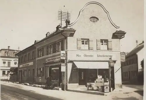 ALTE POSTKARTE ALT-ÖTTING SCHNEIDERMEISTER MAX OBERREITER & UNTERSCHRIFT SCHNEIDER Altötting postcard Ansichtskarte cpa