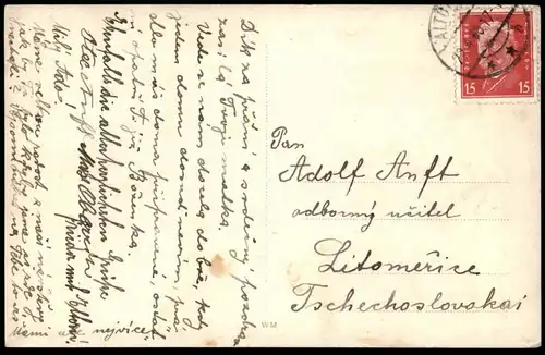 ALTE POSTKARTE ALT-ÖTTING SCHNEIDERMEISTER MAX OBERREITER & UNTERSCHRIFT SCHNEIDER Altötting postcard Ansichtskarte cpa