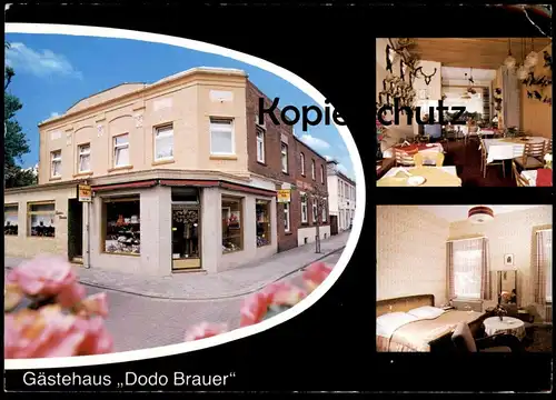 ÄLTERE POSTKARTE NORDERNEY GÄSTEHAUS DODO BRAUER postcard Ansichtskarte cpa AK