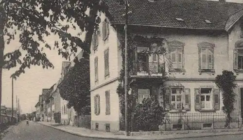 ALTE POSTKARTE GRUSS AUS WEIL AM RHEIN BLAUENSTRASSE RHEINSTRASSE Ansichtskarte cpa AK postcard