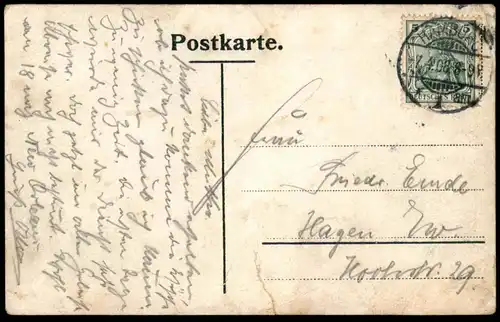 ALTE POSTKARTE HAMBURG JUNGFERNSTIEG AK Ansichtskarte postcard cpa