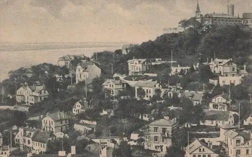 ALTE POSTKARTE HAMBURG-BLANKENESE MIT DEM SÜLLBERG AK Ansichtskarte postcard cpa
