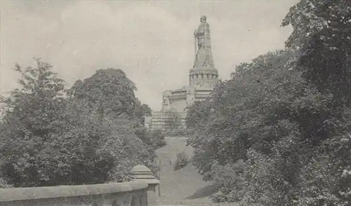 ALTE POSTKARTE HAMBURG BISMARCK-DENKMAL H. V. SEGGERN monument AK cpa Ansichtskarte postcard