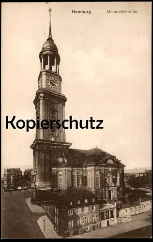 ALTE POSTKARTE HAMBURG MICHAELISKIRCHE Kirche church église AK cpa Ansichtskarte postcard