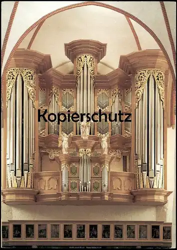 ÄLTERE POSTKARTE ARP-SCHNITGER-ORGEL ST. JACOBI KIRCHE HAMBURG orgue organ church église cpa AK Ansichtskarte postcard