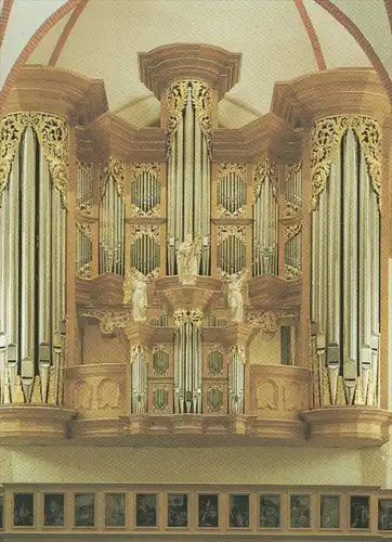 ÄLTERE POSTKARTE ARP-SCHNITGER-ORGEL ST. JACOBI KIRCHE HAMBURG orgue organ church église cpa AK Ansichtskarte postcard