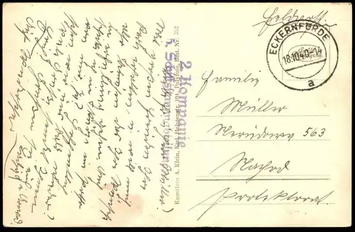 ALTE POSTKARTE KIEL KREUZER KARLSRUHE UND SEGELSCHULSCHIFF GORCH FOCK 1940 Kriegsschiff warship war vessel bateau guerre