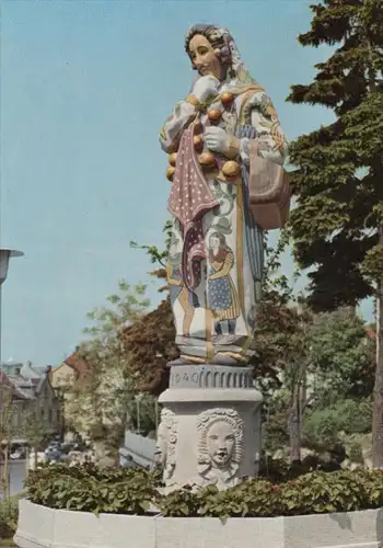 ÄLTERE POSTKARTE DONAUESCHINGEN HANSELE-BRUNNEN HANSELBRUNNEN fontaine fountain Ansichtskarte postcard cpa AK