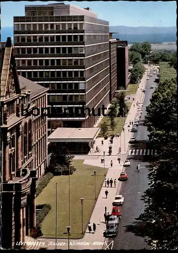 ÄLTERE POSTKARTE LEVERKUSEN KAISER-WILHELM-ALLEE Wiesdorf Ansichtskarte postcard cpa AK