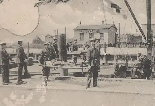 ALTE POSTKARTE ELMSHORNER KOLONNE ROTES KREUZ ELMSHORN RAD Red cross bike bicycle croix rouge AK Ansichtskarte postcard