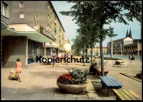 ÄLTERE POSTKARTE FRANKFURT ODER KARL-MARX-STRASSE Kinderwagen pushchair pram cpa AK Ansichtskarte postcard