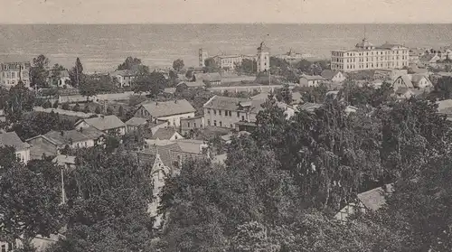 ALTE POSTKARTE OSTSEEBAD MISDROY STEMPEL BAHNPOST STETTIN Miedzyzdroje Pommern Poland Polska cpa Ansichtskarte postcard