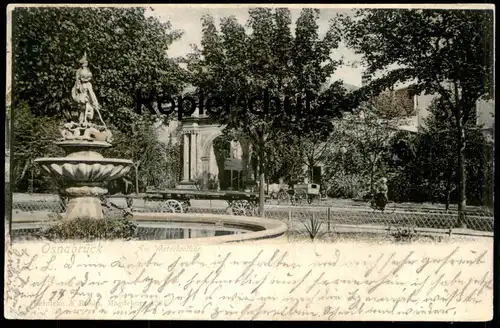 ALTE POSTKARTE OSNABRÜCK AM WATERLOOTHOR Waterlootor Hegertor Heger Tor cpa AK Ansichtskarte postcard