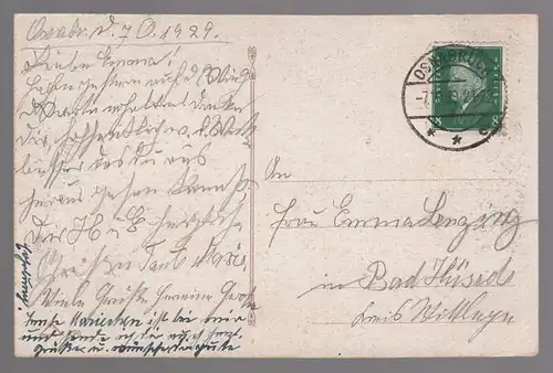 ALTE POSTKARTE OSNABRÜCK KAISERWALL MIT BÜRGERHORSAM cpa AK Ansichtskarte postcard