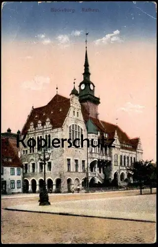 ALTE POSTKARTE BÜCKEBURG RATHAUS cpa AK Ansichtskarte postcard