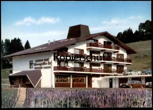 ÄLTERE POSTKARTE ALTGLASHÜTTEN GASTHOF-HOTEL SCHWARZWÄLDER HOF FAMILIE FIERHAUSER Ford postcard Ansichtskarte Lavendel ?