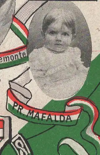 ALTE POSTKARTE 15 SETTEMBRE 1904 OMAGGIO AL LIETO EVENTO CORONA D'ITALIA EMAN III ELENA cpa postcard AK Ansichtskarte