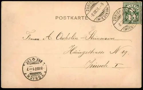 ALTE POSTKARTE HERMANN KESSNER DOMPTEUR D'ANIMAUX FÉROCES Zirkus Knie cirque circus dresseur Dressur Zürich postcard