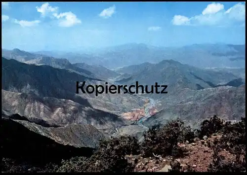 ÄLTERE POSTKARTE AZIR MOUNTAINS AS-SAWDA Saudi Arabia Saudi-Arabien Ansichtskarte AK cpa postcard