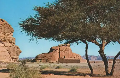 ÄLTERE POSTKARTE MADAIN SALEH NABATEAN TOMB Saudi Arabia Ansichtskarte AK cpa postcard