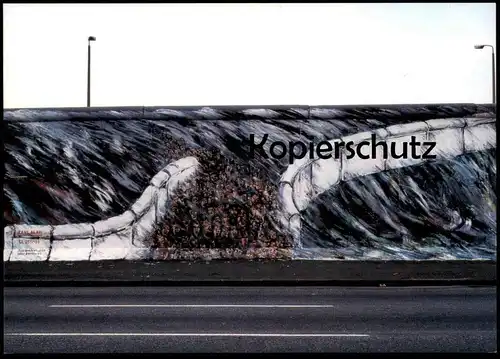 ÄLTERE POSTKARTE BERLINER MAUER THE WALL LE MUR BERLIN KANI ALAVI Art Ansichtskarte AK cpa postcard