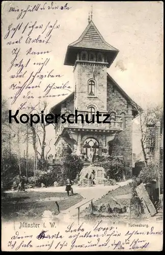 ALTE POSTKARTE MÜNSTER I. W. TUCKESBURG Burg chateau castle Ansichtskarte postcard cpa AK
