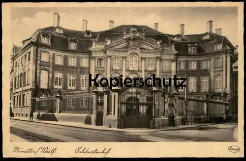 ALTE POSTKARTE MÜNSTER WESTF. ERBDROSTENHOF Ansichtskarte postcard cpa AK