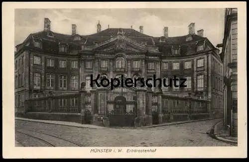 ALTE POSTKARTE MÜNSTER I. W. ERBDROSTENHOF Ansichtskarte postcard cpa AK