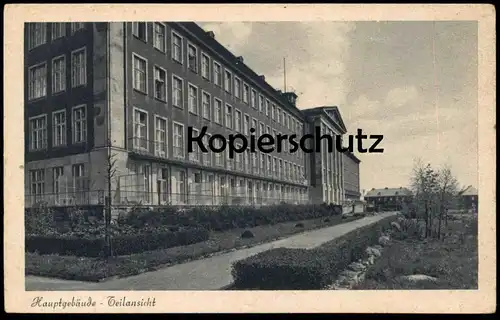 ALTE POSTKARTE MÜNSTER RESERVELAZARETT I. STANDORTLAZARETT HAUPTGEBÄUDE TEILANSICHT Lazarett Ansichtskarte postcard cpa