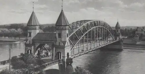 ALTE POSTKARTE MAGDEBURG NORDBRÜCKE ELBE BRÜCKE Elbbrücke bridge pont AK Ansichtskarte postcard cpa