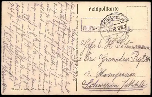 ALTE POSTKARTE ST. MARIE-A-PY FRANKREICH Feldpost-Stempel Soldat Soldaten Proviant Kol. Ansichtskarte cpa AK postcard