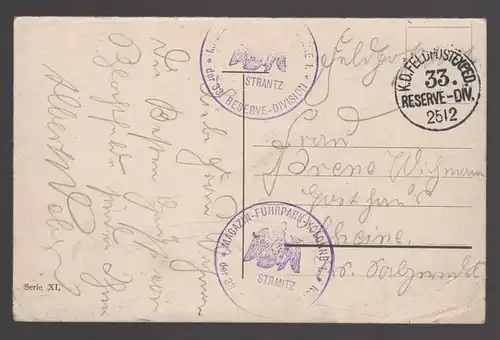 ALTE POSTKARTE ERSTÜRMUNG VON ANTWERPEN ANVERS Feldpost Reserve Division Strantz England Belgien Schelde military cpa AK