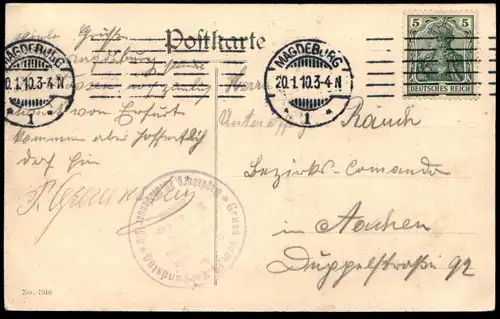 ALTE POSTKARTE FÄHRHAUS MITTAGSEE MAGDEBURG SCHWÄNE SCHWAN STEMPEL VERBANDSTAG DEUTSCHER HÄNDLER Ansichtskarte postcard