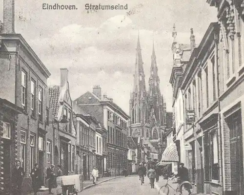 ÄLTERE POSTKARTE EINDHOVEN STRATUMSEIND REPRODUKTION REPRO Niederlande Nederland cpa postcard AK Ansichtskarte