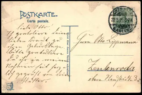 ALTE POSTKARTE CHEMNITZ WESTSTRASSE FRAU MIT KINDERWAGEN 1909 Sachsen AK Ansichtskarte postcard cpa