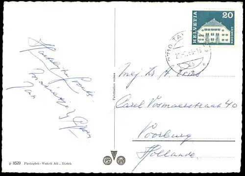 ÄLTERE POSTKARTE AARBERG DORFPLATZ METZGEREI SCHEURER SCHMID GAUMANN KOCHER TEA-ROOM Opel Ansichtskarte cpa postcard