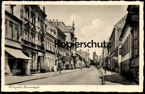 ALTE POSTKARTE ST. INGBERT KAISERSTRASSE 1937 SAAR SAARGEBIET Ansichtskarte cpa postcard AK