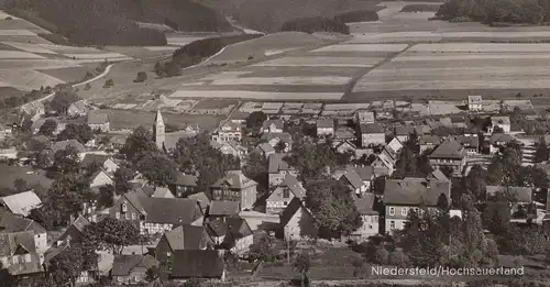 ÄLTERE POSTKARTE NIEDERSFELD HOCHSAUERLAND PANORAMA TOTALANSICHT WINTERBERG cpa Ansichtskarte AK postcard